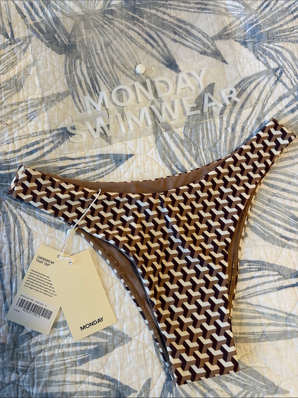 Monday swimwear husk geo Bryon bottoms